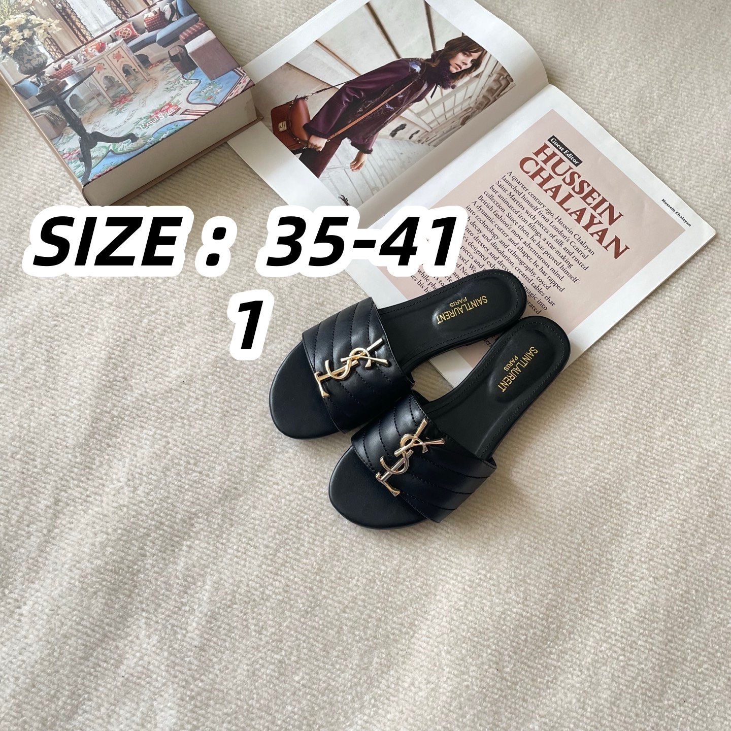 כפכפים איב סן לורן – תמונה 8