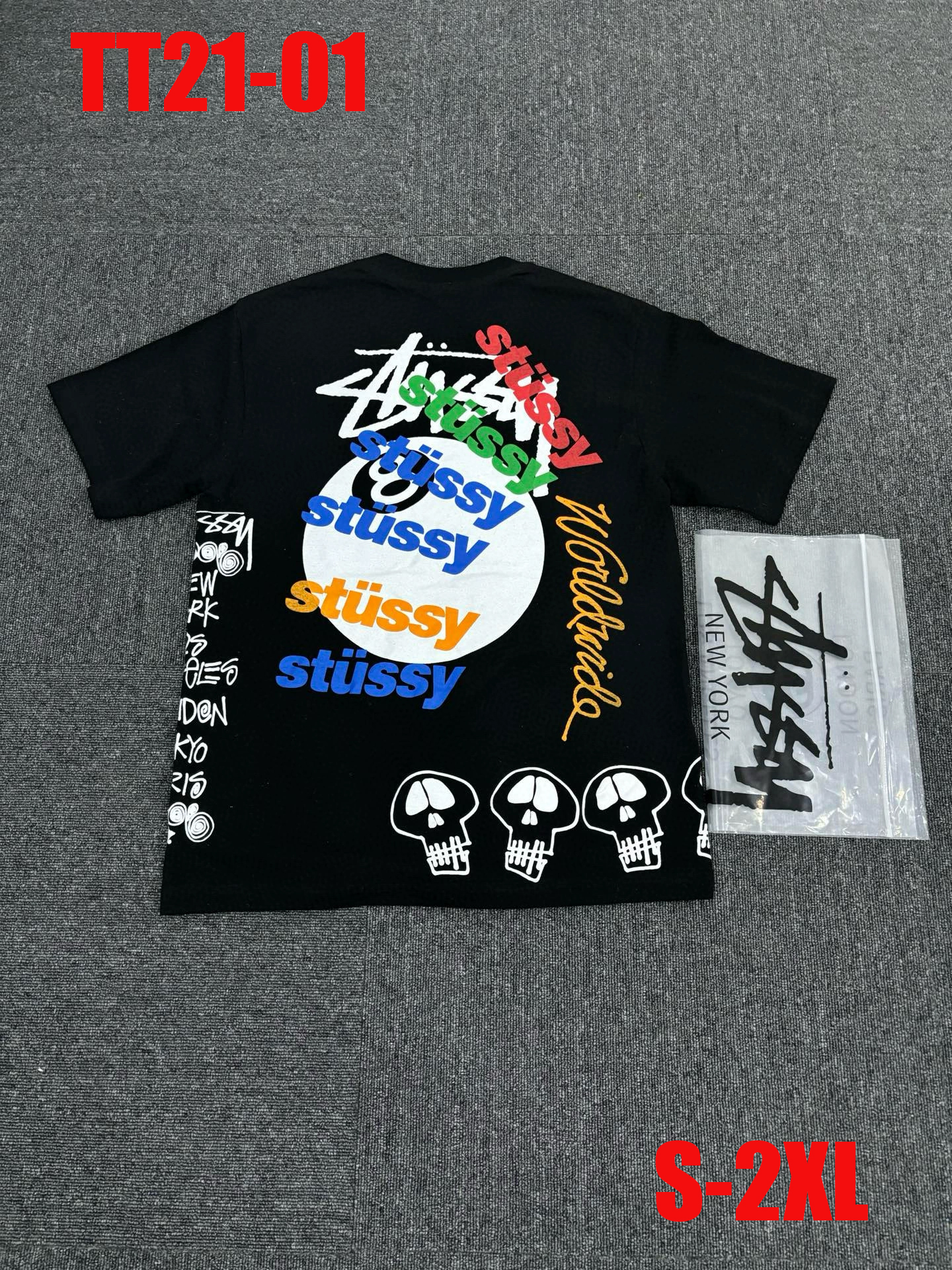 טישירט stussy לו ולך – תמונה 3